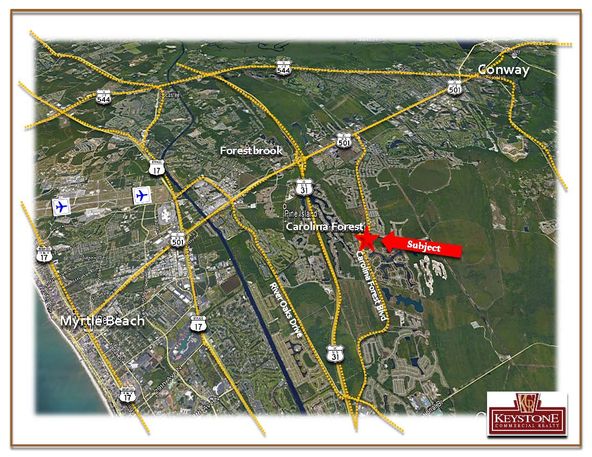Seabreeze Lot-1 Acre Professional Park Lot-For Sale-Myrtle Beach, SC: Surgeons Dr, Myrtle Beach, SC 29579